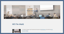 Desktop Screenshot of mattcromwell.com